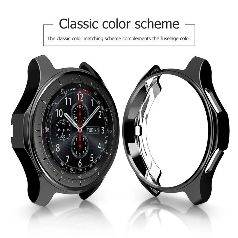 1 шт. цветной тонкий ТПУ мягкий чехол для часов с защитой от царапин Samsung Gear S3 Galaxy