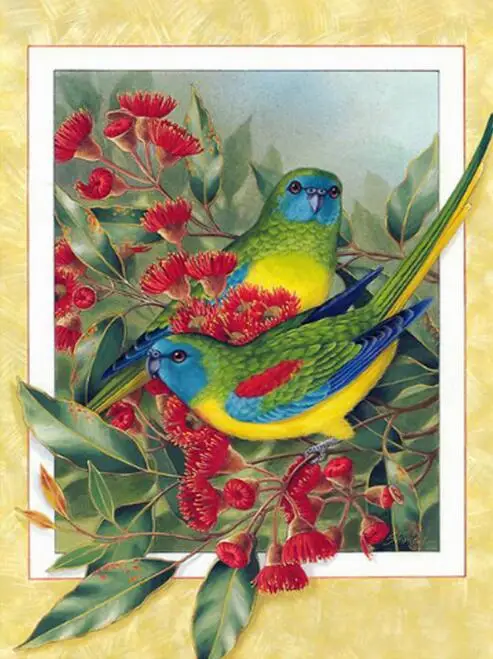 5D diamond painting kit bird scene on branches mosaic DIY diamond embroidery Rhinestone home decoration