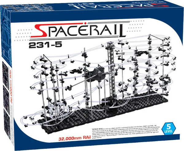 

Roller Coaster Spell Camera Track Model Steel Ball Assembly Roll Space Spacerail Space Men's Interests