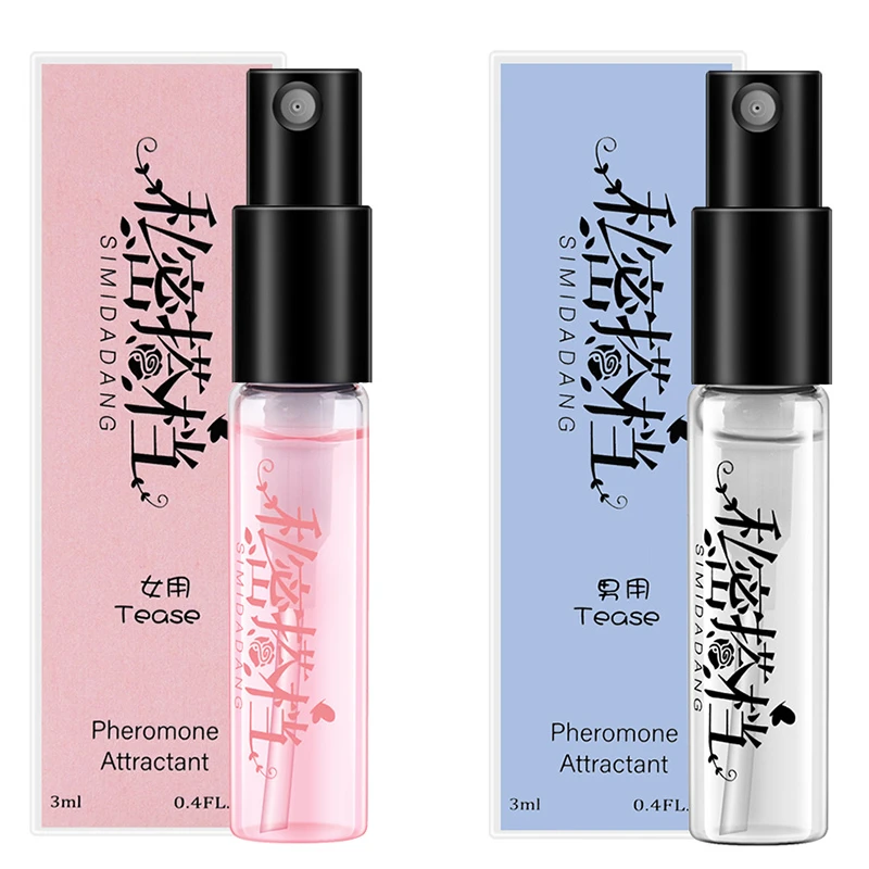 3ML Fragrances Deodorants Pheromone Women/Men Orgasm Body Emotions Spray Flirt pheromone Attract