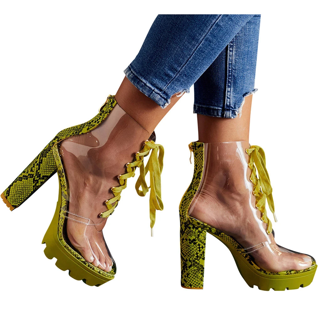 SAGACE/2020 новые пикантные прозрачные сандалии-гладиаторы из ПВХ Обувь с открытым