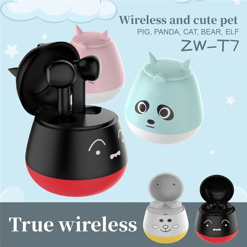 ZW-T7 BT 5.0+EDR Wireless Earphones Sport TWS Wireless Blueteeth Earphones Mini Earbuds Stereo Fone De Ouvido 50SEP1317