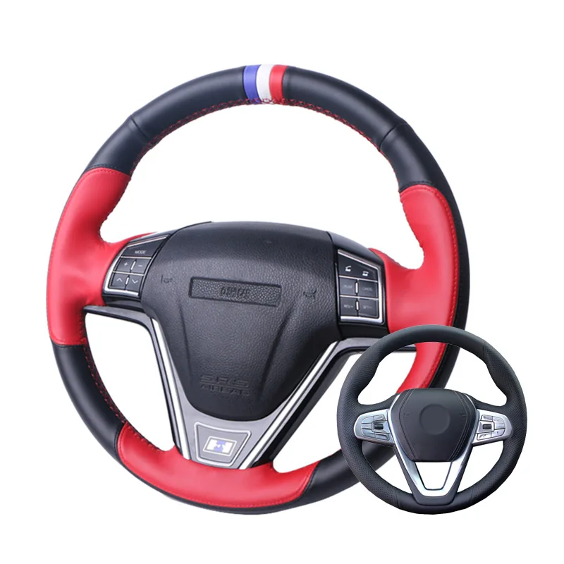 Оплетка рулевого колеса из искусственной кожи для BMW G30 530i 540i 520d 530e 2016-2018 G32 GT 630i 630d