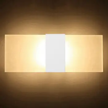 

LED Acrylic Indoor Room Wall Mounted Sconce Light Bed Night Decorative Lamp