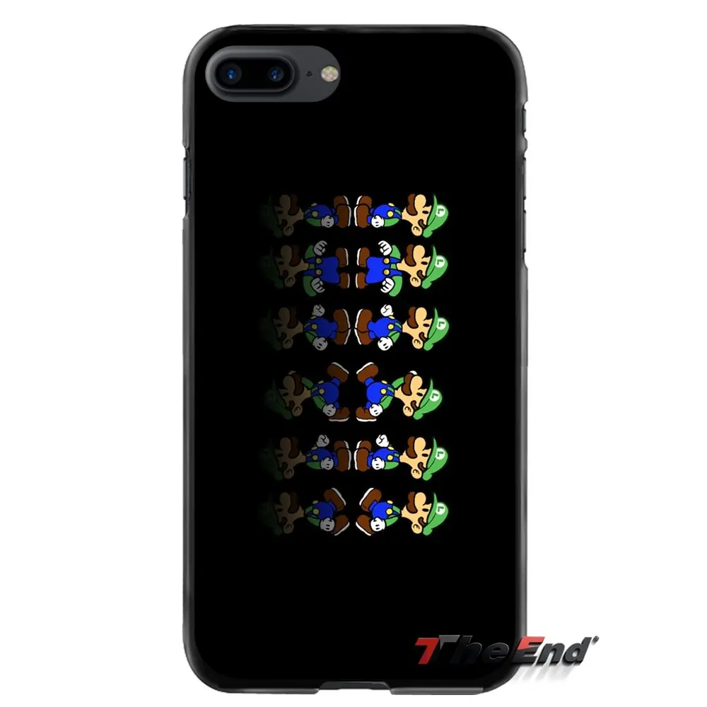Для Apple iPhone 4 4S 5 5S 5C SE 6 6S 7 8 Plus X iPod Touch 4 5 6 Аксессуары для телефона Чехлы Супер Марио Луиджи