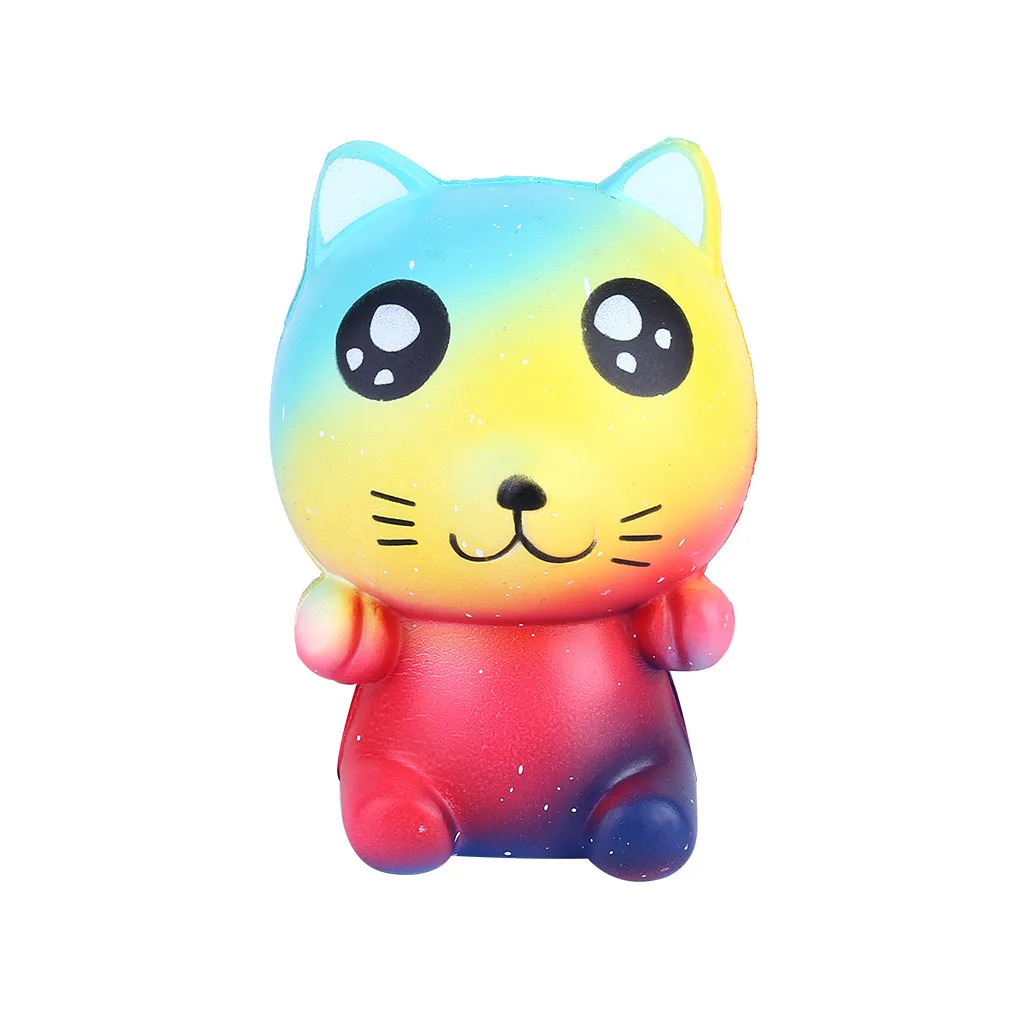 Colorful Cartoon cat kids Adult Toy Stress Reliever Eliminate Antistress Finger Pets toy Girl gifts Girly Heart Pinch Fun #B