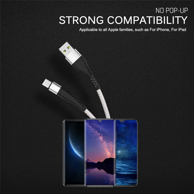 20 см 1 м 2 м 3M кабель Micro USB для передачи данных быстрое зарядное устройство Шнур Microusb для samsung S7 S6 Xiaomi Redmi Note 5 Pro Android телефон длинный провод