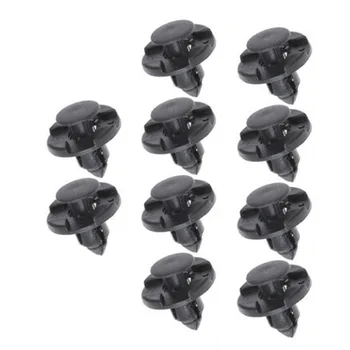 

100pcs Rivets Plastic Replacement Car Bumper Push pins For Nissan 370Z 2004-2016 Auto Fastener clips Mud