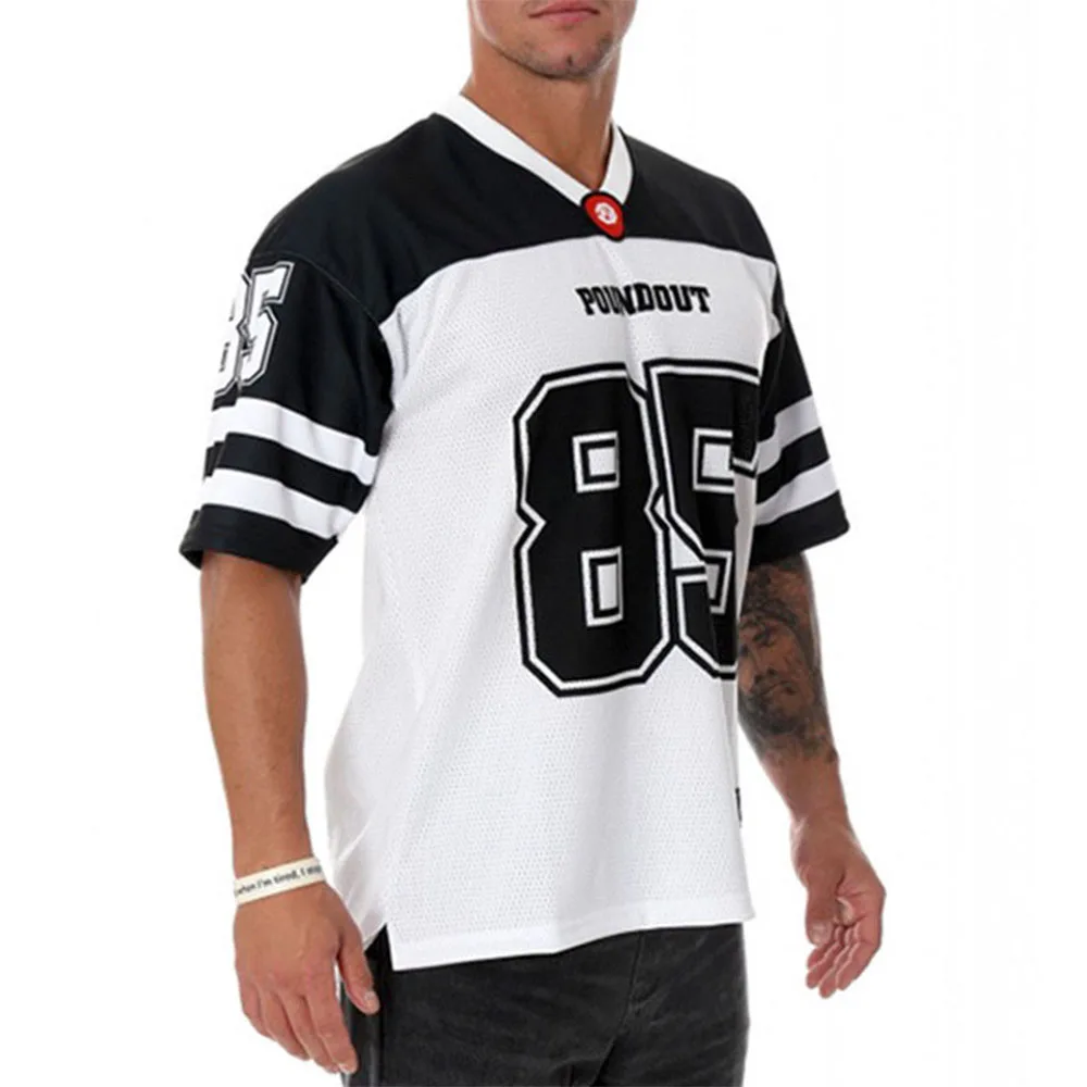 

New Men's Summer Plus Size T-Shirt Popular Logo Short Sleeve Men's Outdoor Training Basketball Uniform