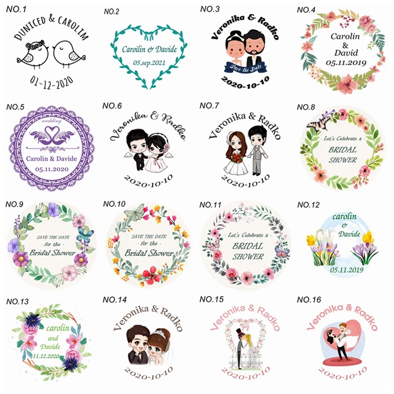  Customized Personalized Wedding Logo tag Birthday Candy Boxes Tags Labels Invitation Label Baptism  - 4000154668622
