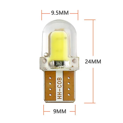 10 шт. светодиодный W5W T10 194 168 W5W COB 8SMD светодиодный светильник для парковки авто клинообразный габаритный светильник CANBUS яркая кварцевая белая лампа