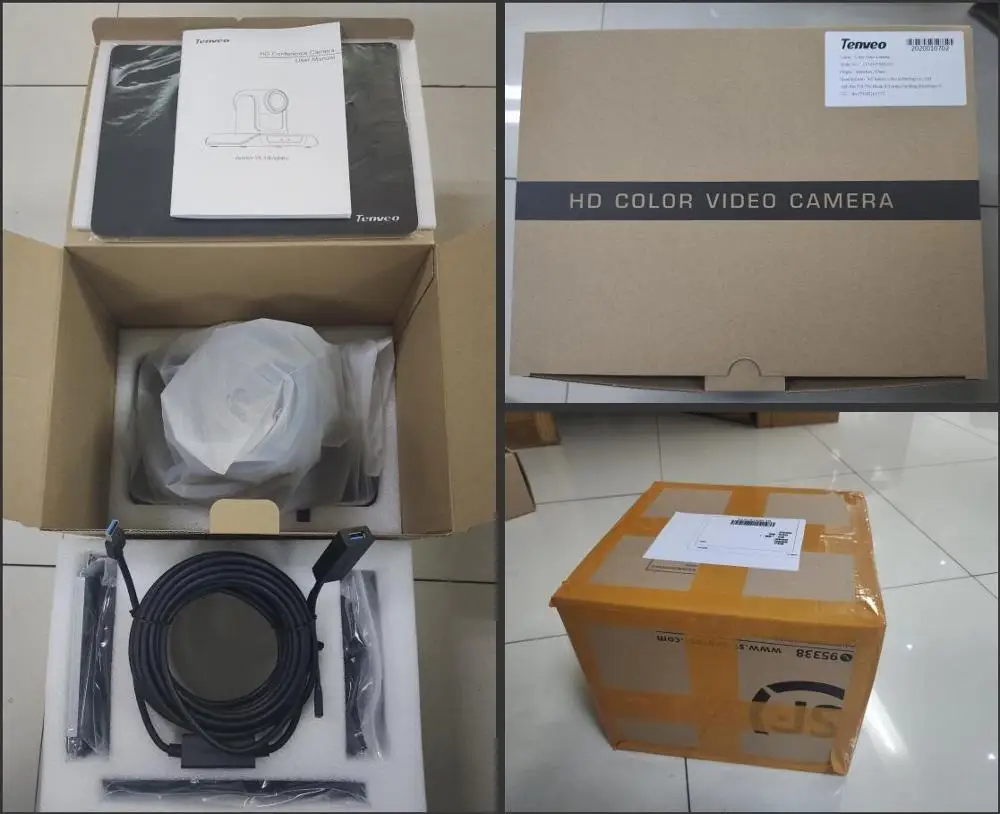 Веб камера для видеонаблюдения TONGVEO VHD203U 20 кратный зум PTZ FHD 1080P USB 2 0|Камеры