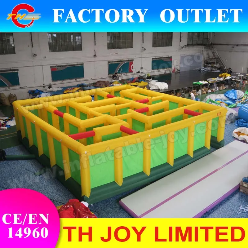 fast air shipping, inflatable maze game,outdoor challenge game inflatable haunted house for Halloween 5