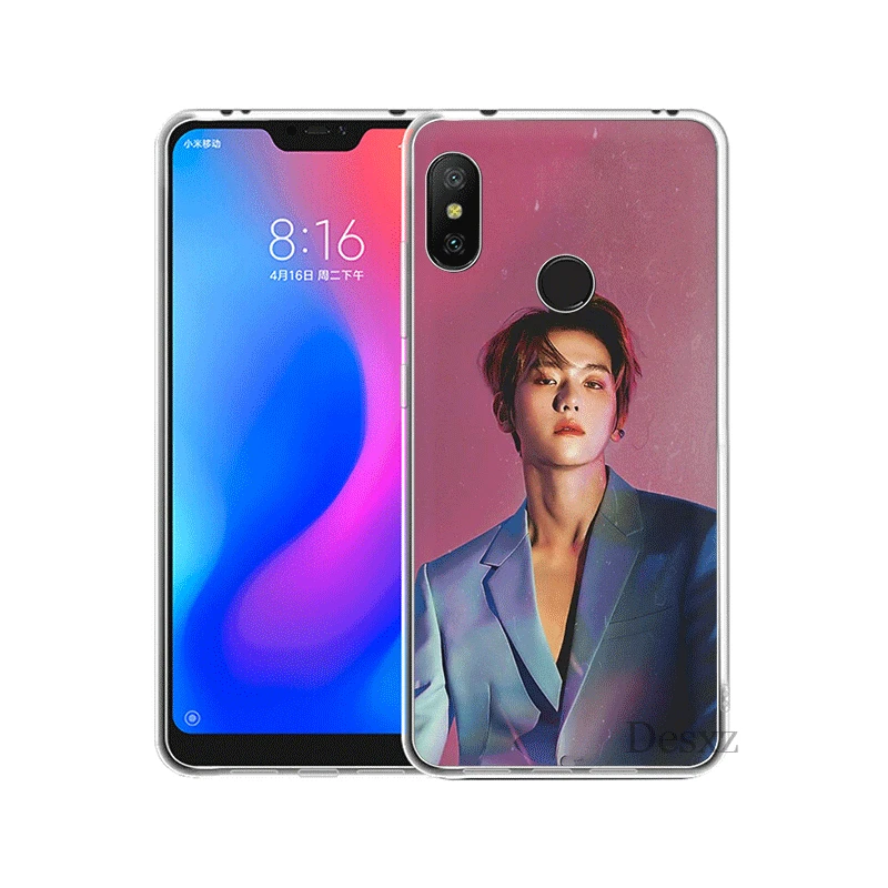 Мобильный чехол для телефона для Xiaomi Redmi 3S 3 4 6 4A 4X 5A 7 7A K20 экшн-камеры GO Pro Plus твердый переплет EXO baekhyun оболочки