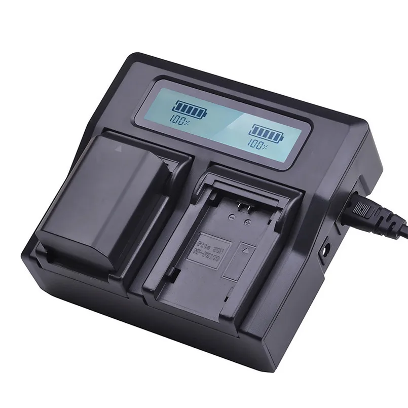 NP FZ100 Camera charging Fast Quick Dual Charger for Sony Alpha 9R A9R 9S A9S A7RIII A7R3 7RM3 A7m3 40AUG294