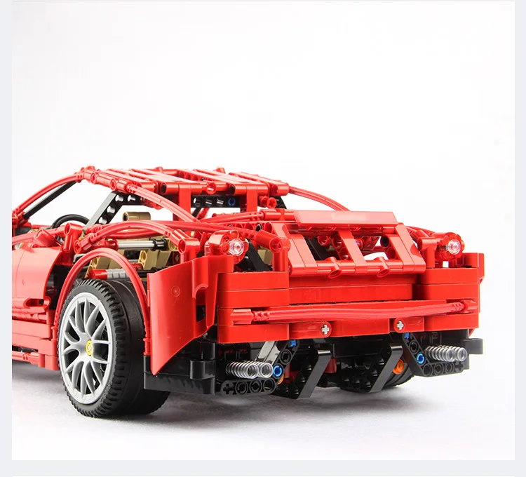 Technic гоночный автомобиль Enzo Ferraring 599 GTB Fiorano 1:10 строительные блоки кирпичи совместимые lepinblocks 8145 модель гонщика игрушки подарки