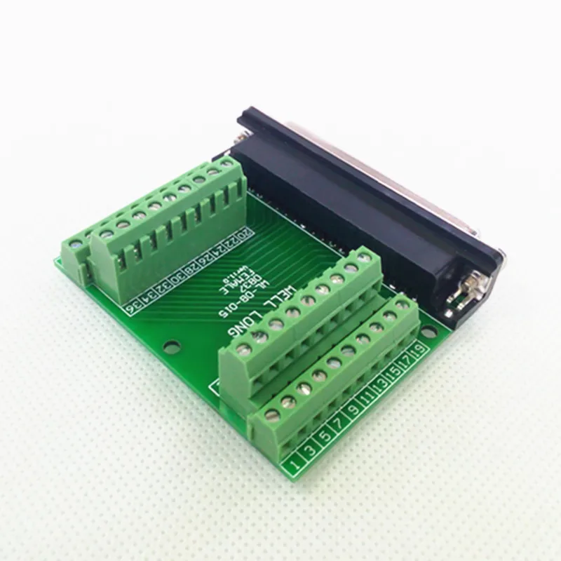 DB37 Female Breakout Board, D'SUB Header Breakout Board, Terminal Block DSUB Module
