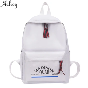 

Aelicy Lightweight Nylon Backpack Waterproof Solid Color Large Capacity Bag Portable Women Backpacks For Travel Mochila Mujer