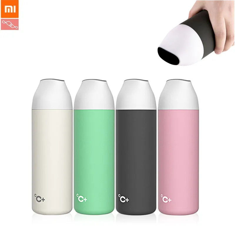 2019 Xiaomi Kiss Kiss Fish Smart Vacuum Insulation bottle 525ML with 3 filter OLED Temperature Touch Screen multi-color CC cup