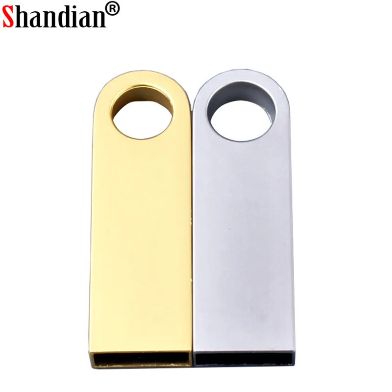 Внешний флэш накопитель SHANDIAN из нержавеющей стали 4 ГБ 8 16 32 ГБ|USB флэш-накопители| |