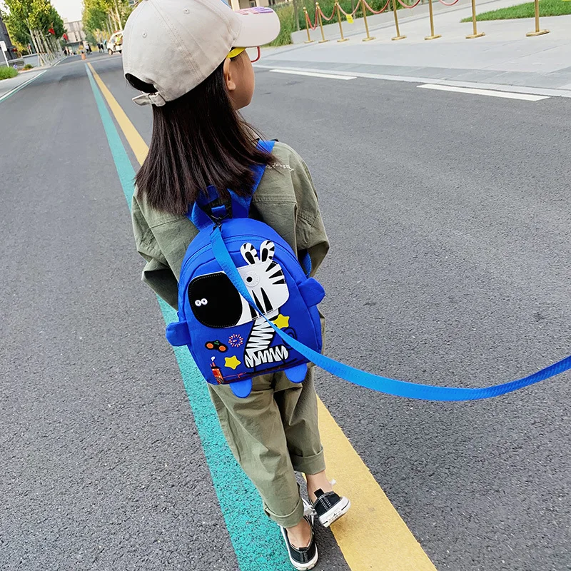 

Children Cute Cartoon Stereo Flower Stickers Backpack 1-6-Year-Old Children Anti-Lost Fashion School Bag