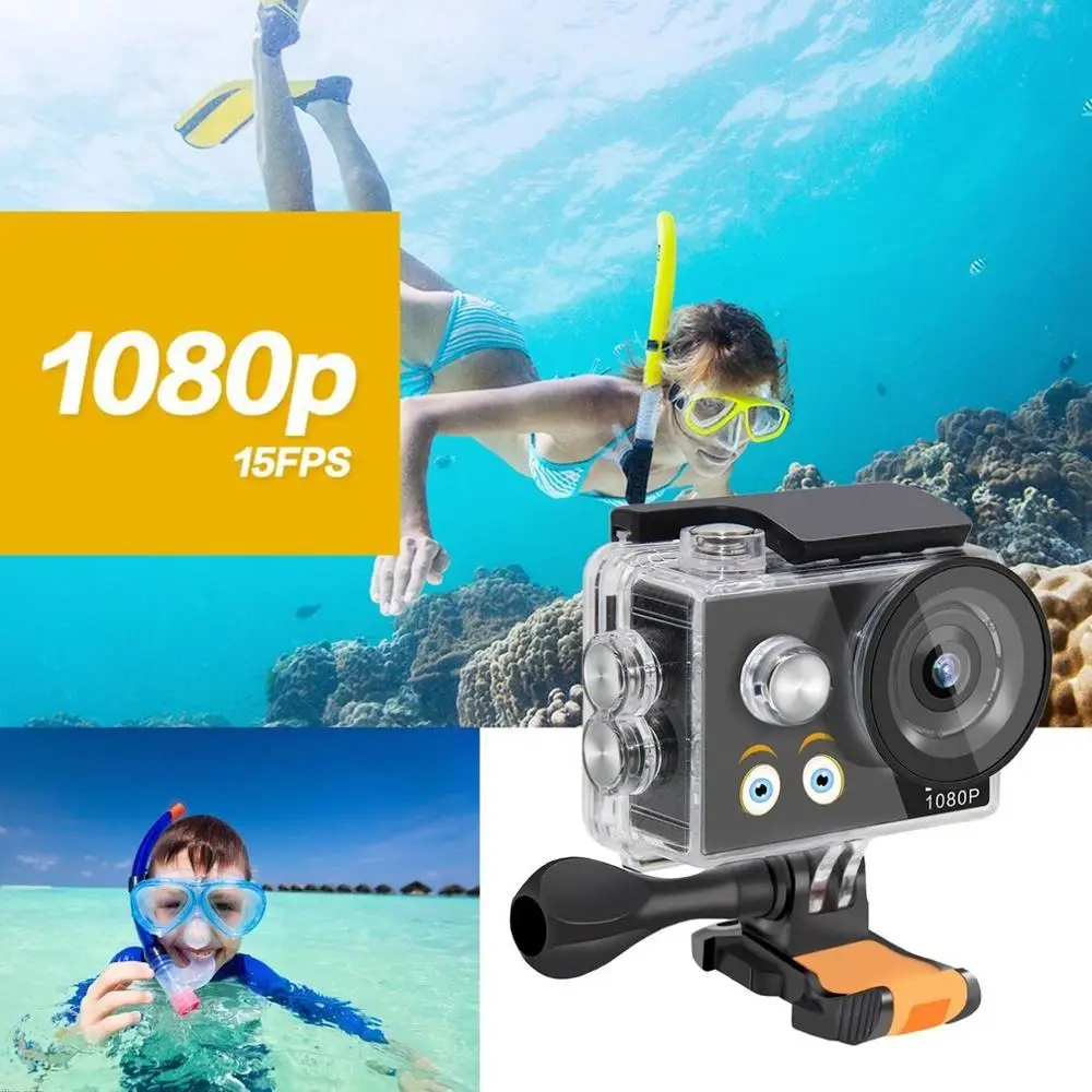 Full HD 1080P A9 30m Водонепроницаемая Спортивная экшн-камера видеокамера для детей 2 дюйма уличная мини-камера для дайвинга цифровая камера