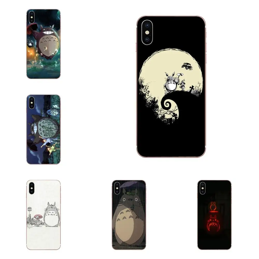 

Soft Cases Capa For Apple iPhone 4 4S 5 5C 5S SE 6 6S 7 8 Plus X XS Max XR Nightmare Before Christmas Totoro