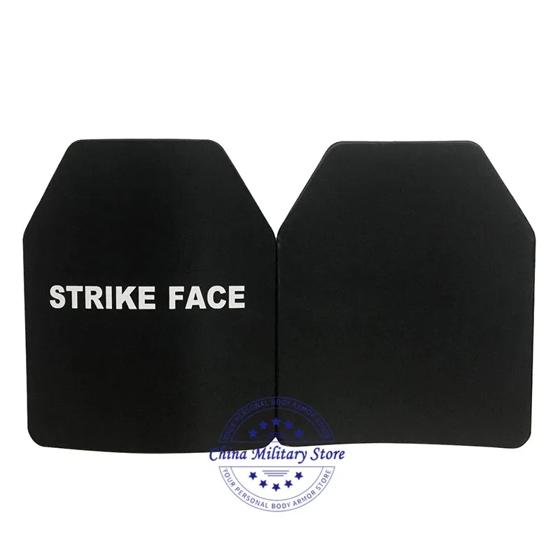 Placa de acero a prueba de balas, armadura dura, placa balístico para el ejército militar, NIJ estándar de EE. UU. 0101,06, Nivel III, 2 uds.