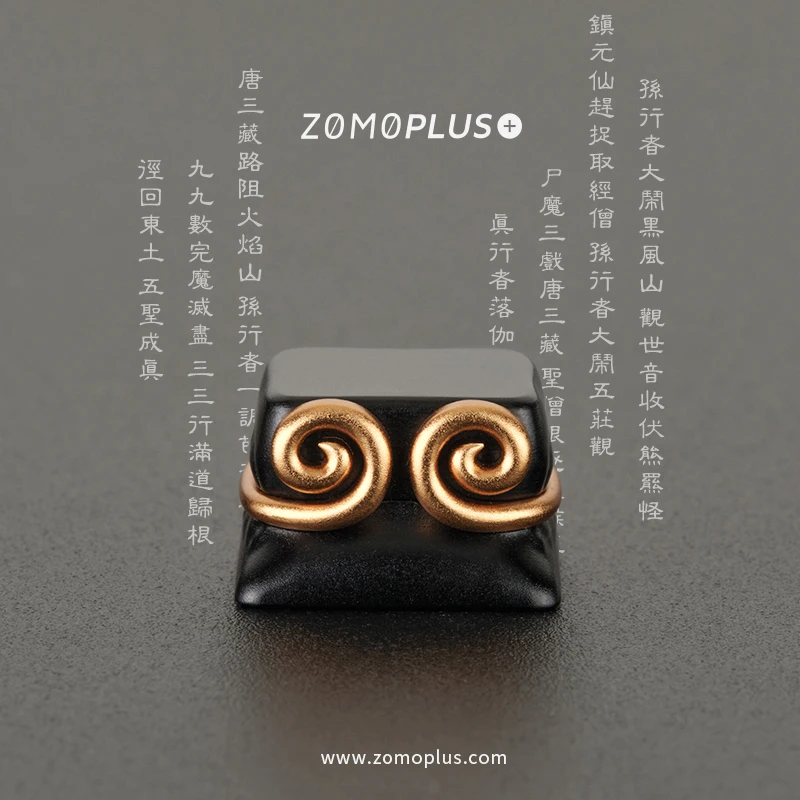 zomo plus wukong rei macaco artesanal keycap teclado mecânico keycap macaco rei keycap