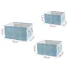 Cube Canvas Fabric Storage Basket Clothes Folding Storage Box For Nursery Underwear Toy Organizer Laundry Basket With Handle 6