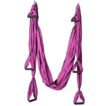 

Aerial Yoga Hanging Belt 6 Handles Strap Home Gym Hanging Belt Swing Anti-Gravity Aerial Traction Devices dropshipping