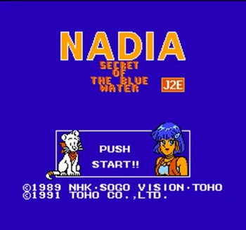 

Nadia - Secret of the Blue Water 60 Pin Game Card Customized For 8 Bit 60pins Game Player