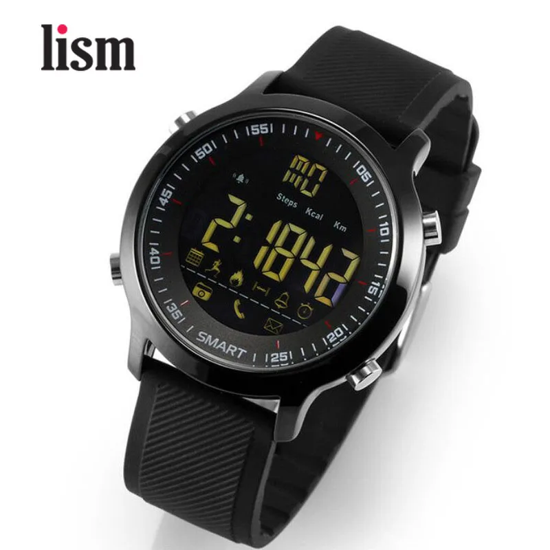 

Smart Watch EX18 Sport Waterproof pedometers Message Reminder Bluetooth Outdoor swimming men smartwatch for ios Android phone