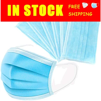 

In Stock Disposable Anti Dust Mask Daily Protective Mask Anti Fog Dust Proof Non Woven Melt Blown Three Layer Mask