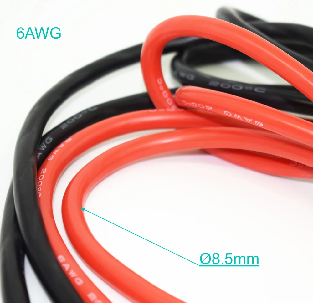 1M/3.3ft 20AWG Flexible Soft Silicone Wire Tin Plated Copper RC Electronic Cable 
