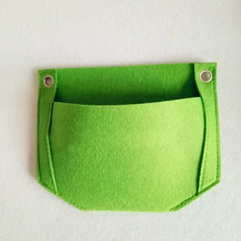 

5PC Felt Storage Bags Portable Wall Hanging Beauty Small Fresh Three-dimensional Organizer Storage Bags Holder