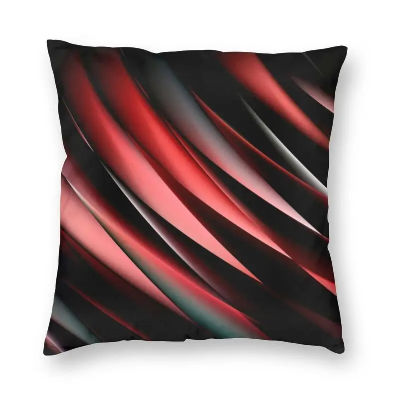 

Vintage Decorative Red And Black Cushion Cover Colorful Geometric Velvet Modern Pillow Case Living Room Home Decor Decoration