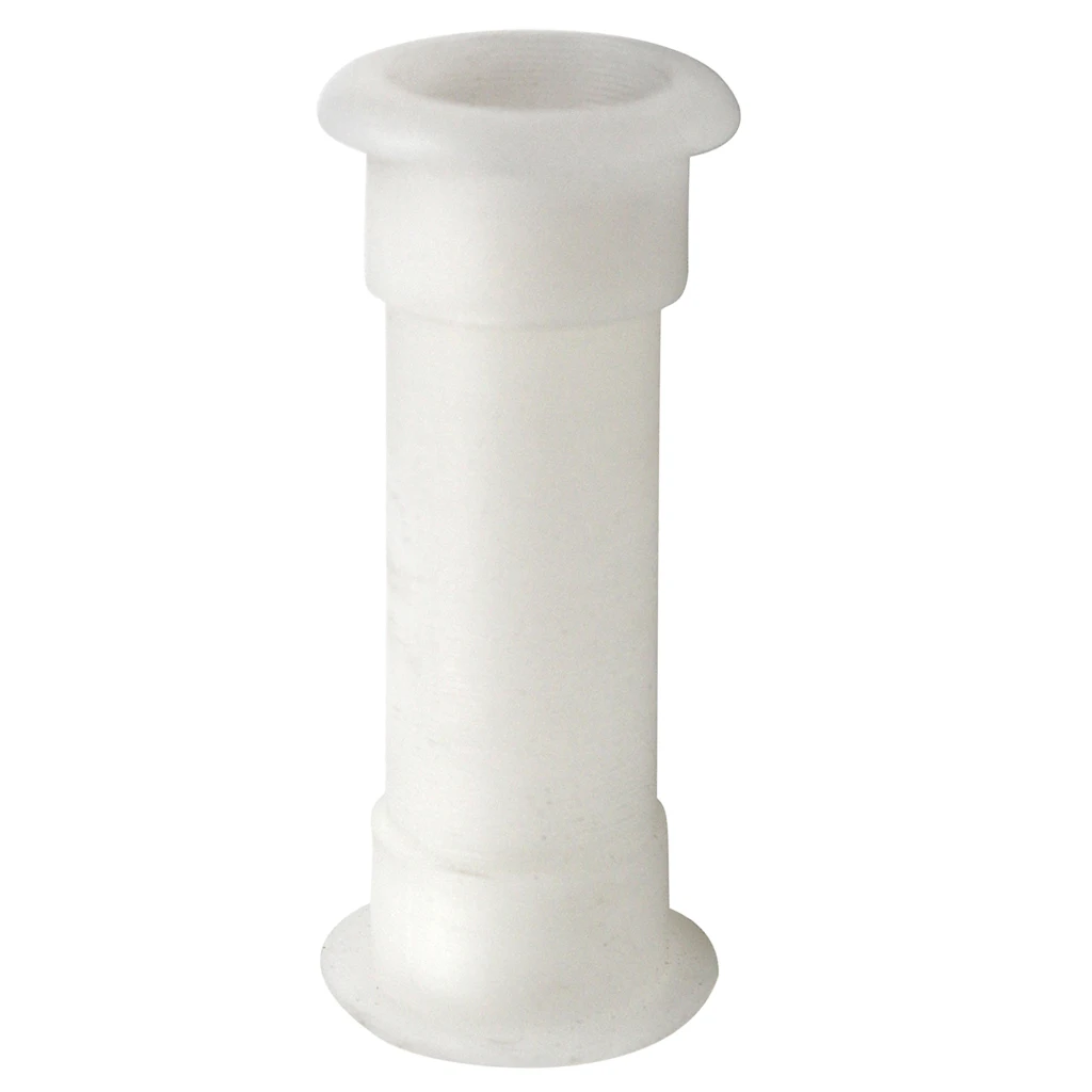 Marine Plastic Motorwell Drain Tube Thru-Hull Fitting for Boat (3/4 inch, White)