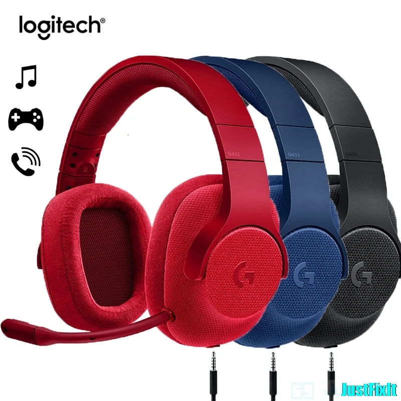 Игровая гарнитура для ПК все виды спорта logitech G433 7 1 объемный с микрофоном