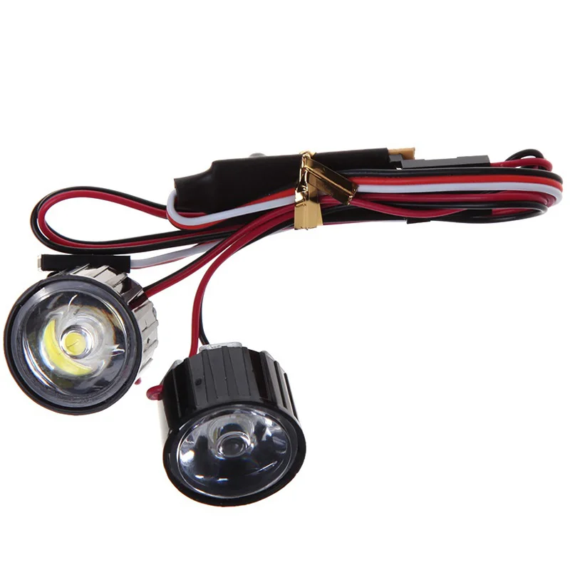 

DIY High Power Headlight LED Lights with Controller Board for 1:10 RC Rock Crawler Axial SCX10 1:8 RC Car HSP HPI