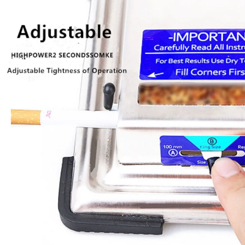  HandMade DIY Automatic Manual Cigarette Tobacco Small Cigarette Rolling Machine Smoke Injector Make