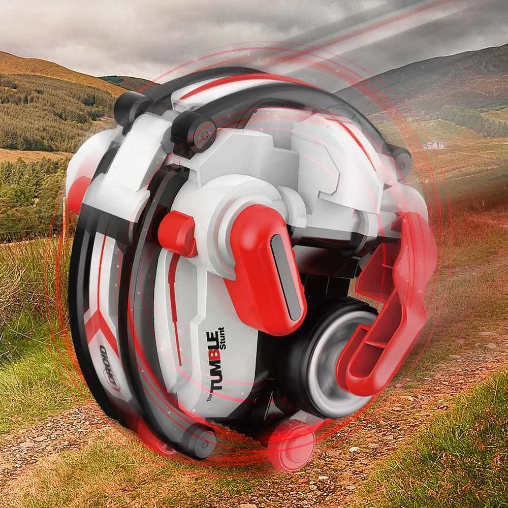 2.4G High Speed 15KM/H Remote Control Rolling Stunt Car Boys Toy 360 Degree Roll Deformation 4WD RC Racing Cars Children's Gift 6