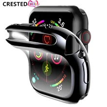 Cover Case For Apple Watch band 44mm/40mm for apple watch 6 5 4 3 42mm/38mm iwatch screen