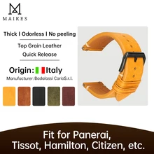 

Top Full Grain Leather Strap 20mm 22mm 24mm For Panerai Hamilton Fossil Watchband Accessories Quick Release Watch Band