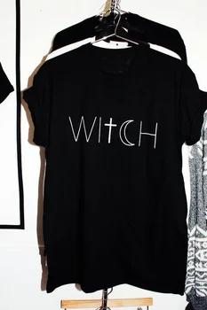 

cute Women Fashion Slogan Unisex Tees Cross Moon Graphic Gift for Her Grunge Top T Shirts Halloween Witch T-shirt Funny