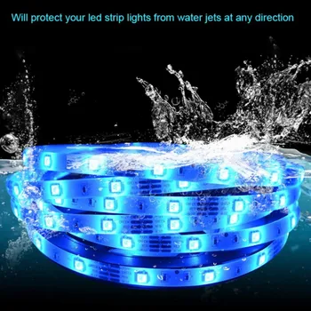 

10M Light Strip LED Light Bar Waterproof Flexible Color Changing Light String With Remote Control 44 Keys 5050RGB LED Light post