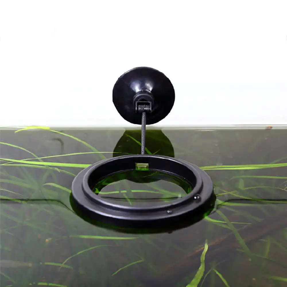 

1PC Feeding Ring Aquarium Fish Tank Station Floating Food Tary Feeder Square/Circle Useful Easy Cleaning L*5