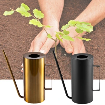 

1.5L Stainless Steel Watering Can Garden Flower Plants Long Mouth Sprinkling Pot 667A