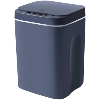 

1 Pc Household Smart USB Powered Waste Bin Trash Can Automatic Induction Dustbin with Lid Garbage Bin Induction Dustbin