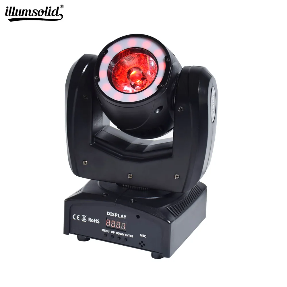 

Moving head spot Mini dj led Light DMX512 Wash/Beam For Music concert bar stage